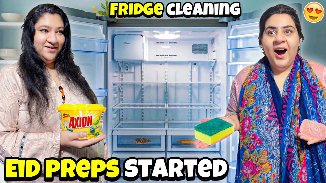 Eid Ki Tyarian Shuru Hogayee 😊 | Fridge Clean Kee Aaj ❤️ | Ghar Ki Safayee 🌺