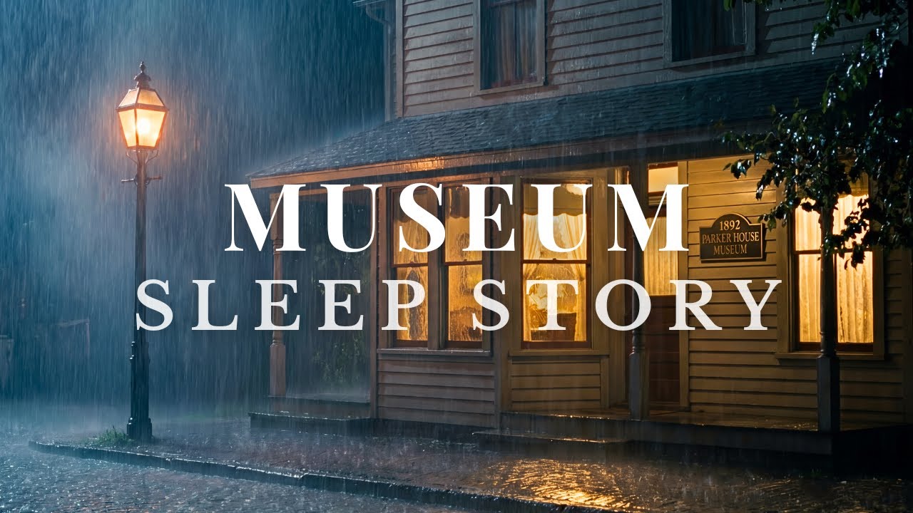 The Small Town Museum 🏛️ A Rainy Evening Sleep Story for Grown Ups