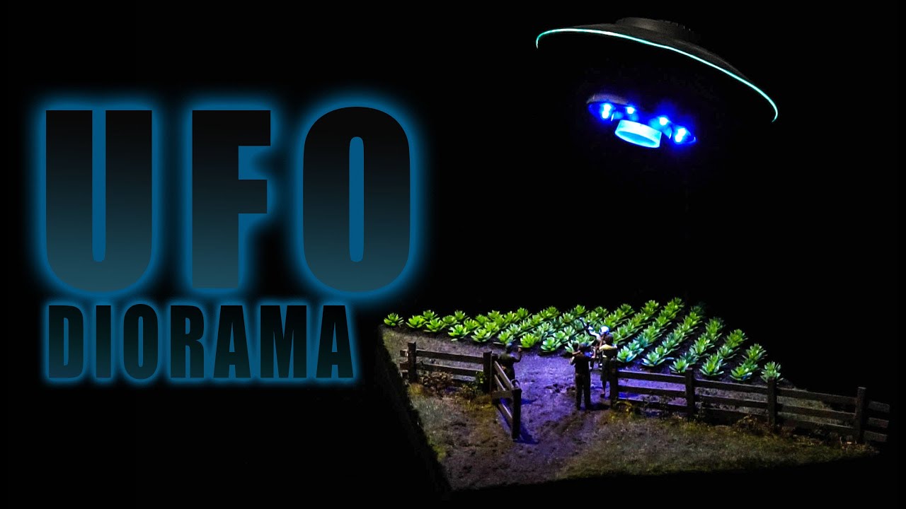 Alien Contact! Making a UFO Diorama