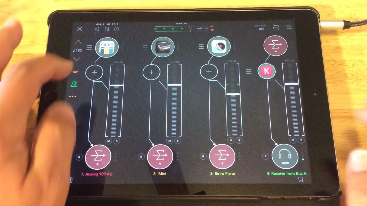 Koala Sampler as a Looper in AUM