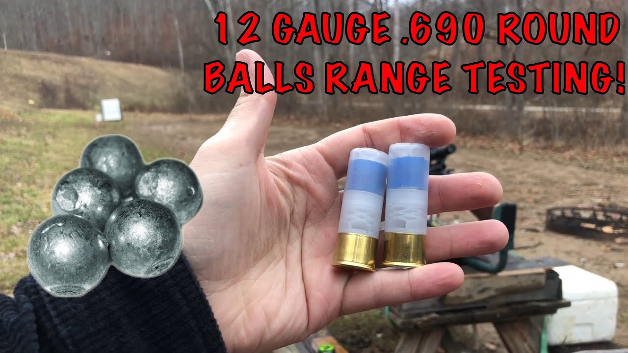 .690 Round Balls - Smoothbore, Rifled Choke, Rifled Barrel