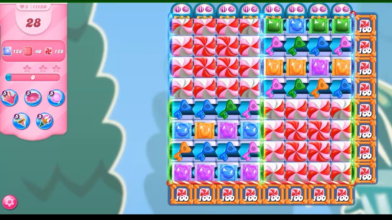 Candy crush saga level 11120 | Candy crush saga special level 11120 | Candy crush game
