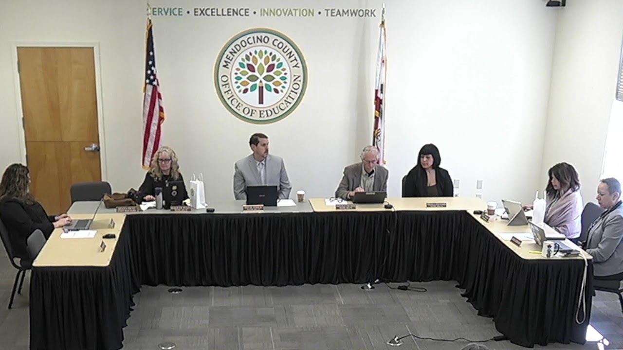 Mendocino County Office of Education Governing Board Meeting