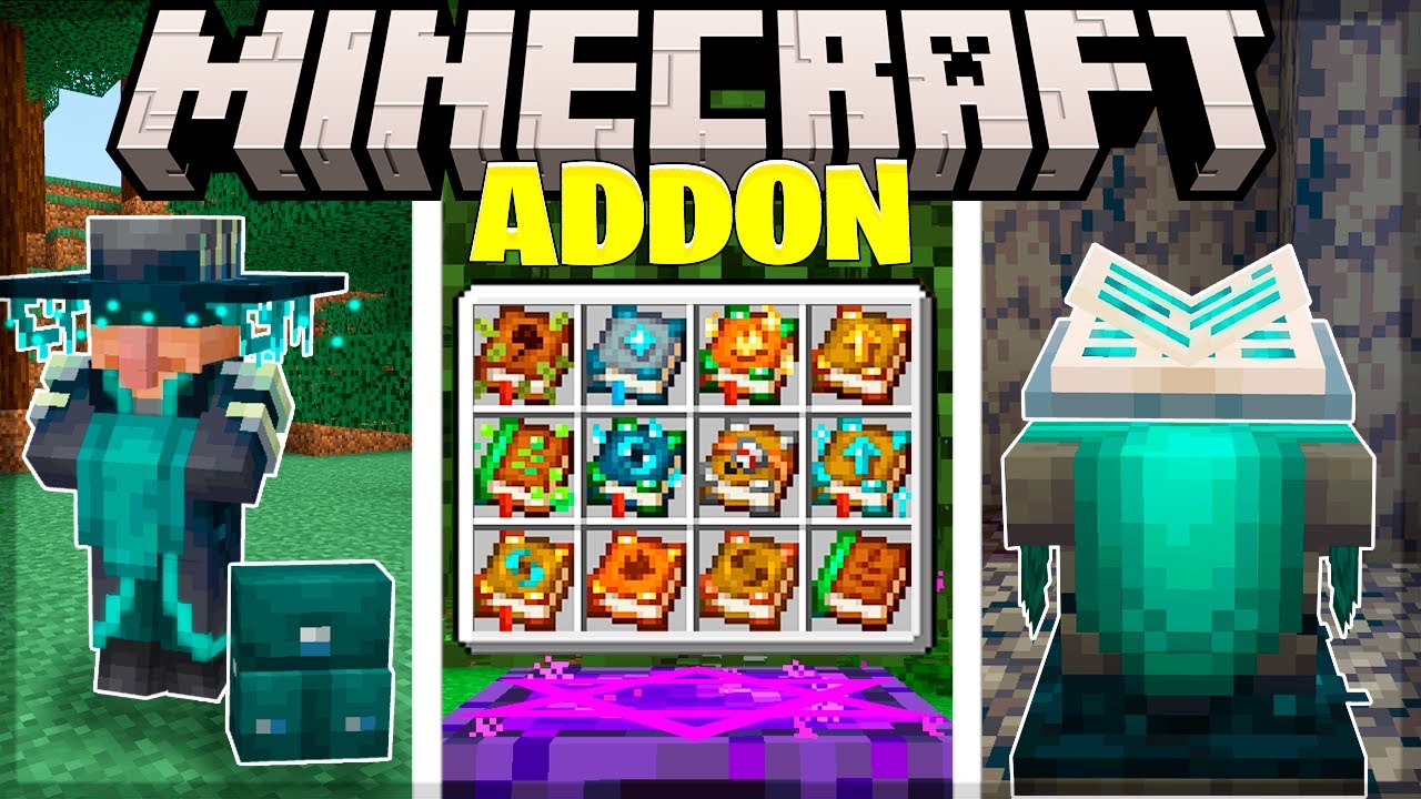 🚀ESSE É O MELHOR ADDON DE ENCANTAMENTOS para MINECRAFT BEDROCK/MCPE 🚀(1.21+)🚀