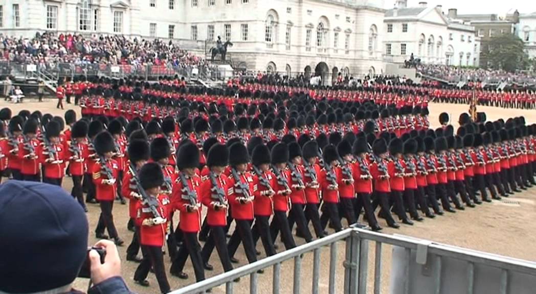 High Quality: March past slow trooping colour practice 28th May 2011.avi