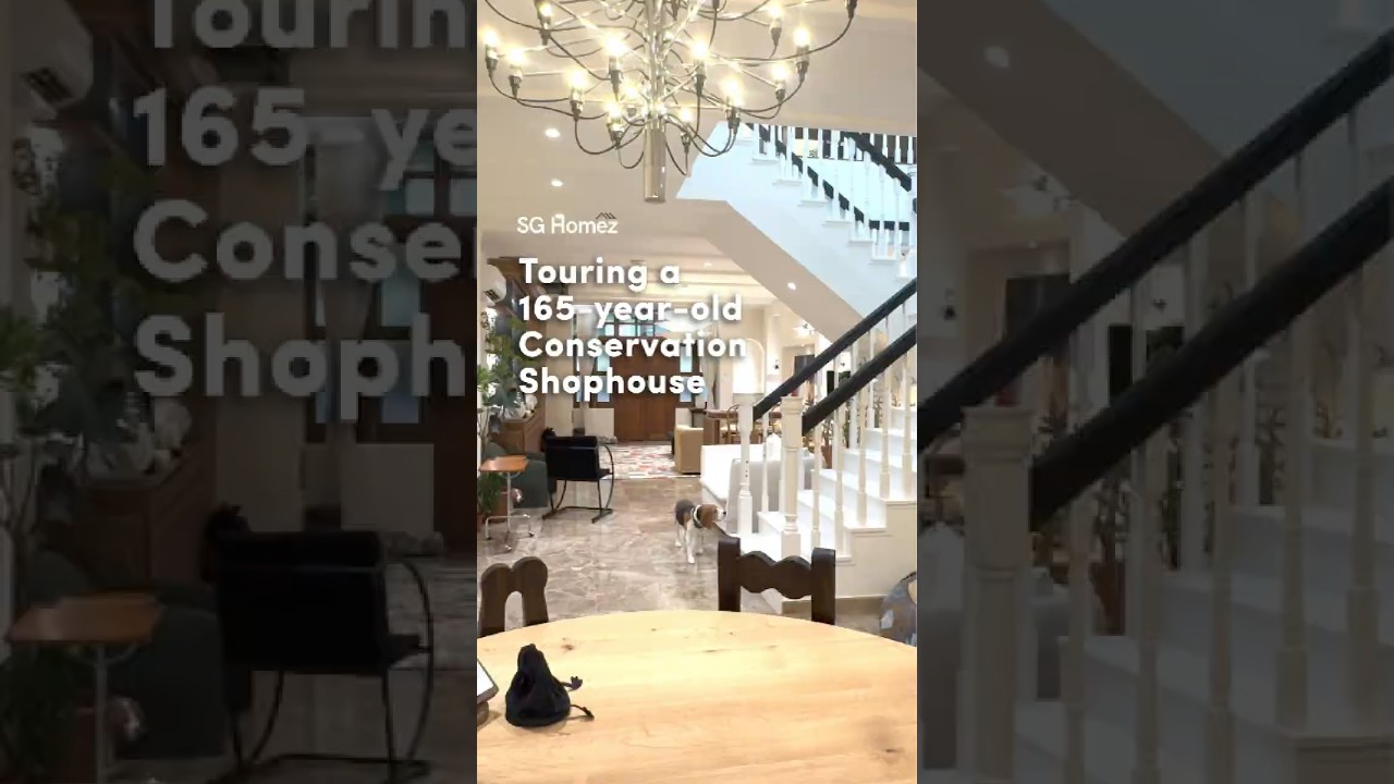 Touring a 165-year-old Conservation Shophouse #propertysg #interiordesign #sghomes #singaporehomes