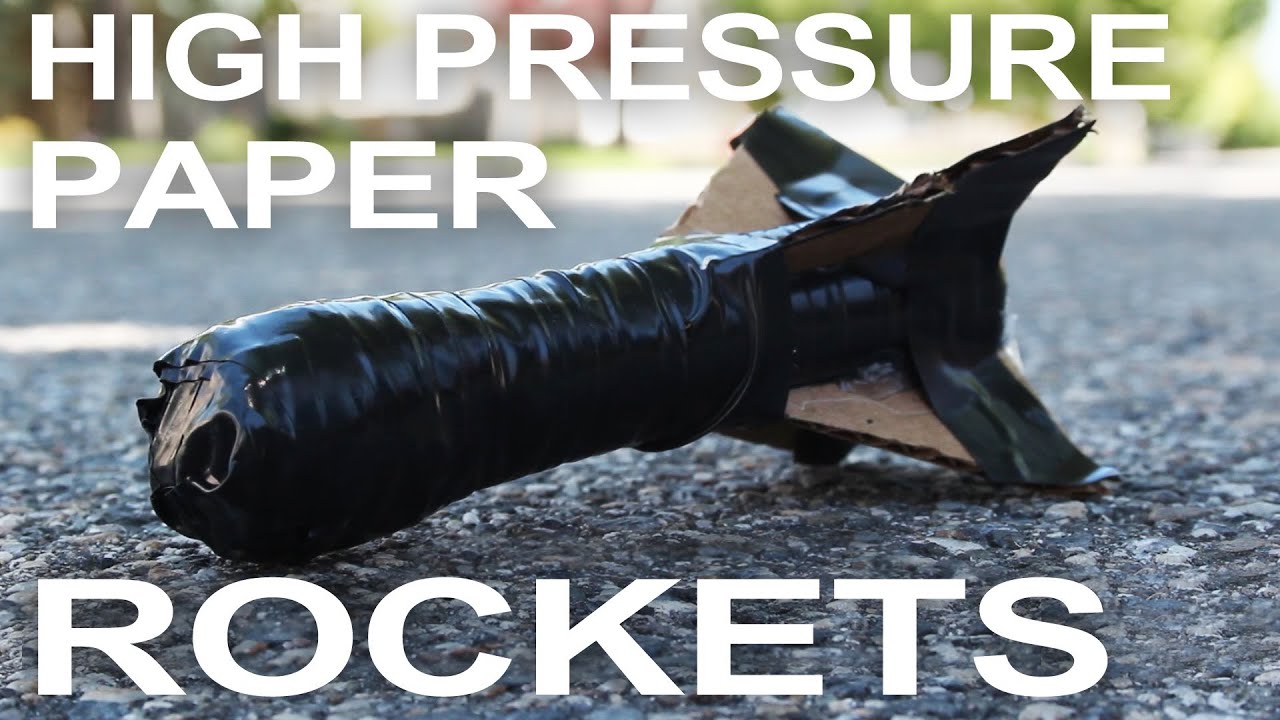 Paper Rockets That Fly 300 Feet