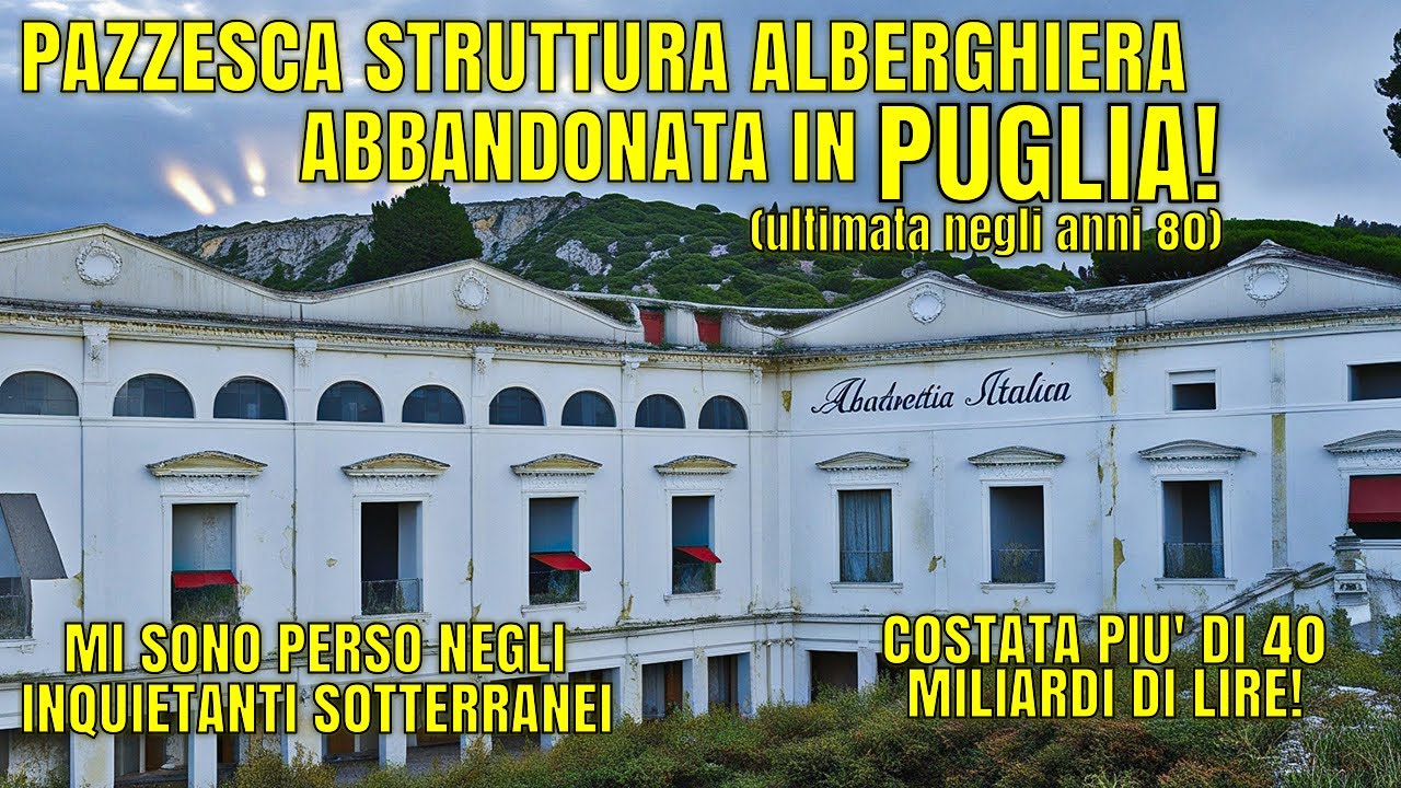 GLI SPAVENTOSI SOTTERRANEI DI UN ENORME RESORT ABBANDONATO!