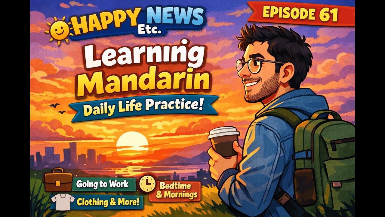 Learning Mandarin EP61 - Daily Routine Vocabulary ☀️🌙 (Wake Up, Work, Sleep) |