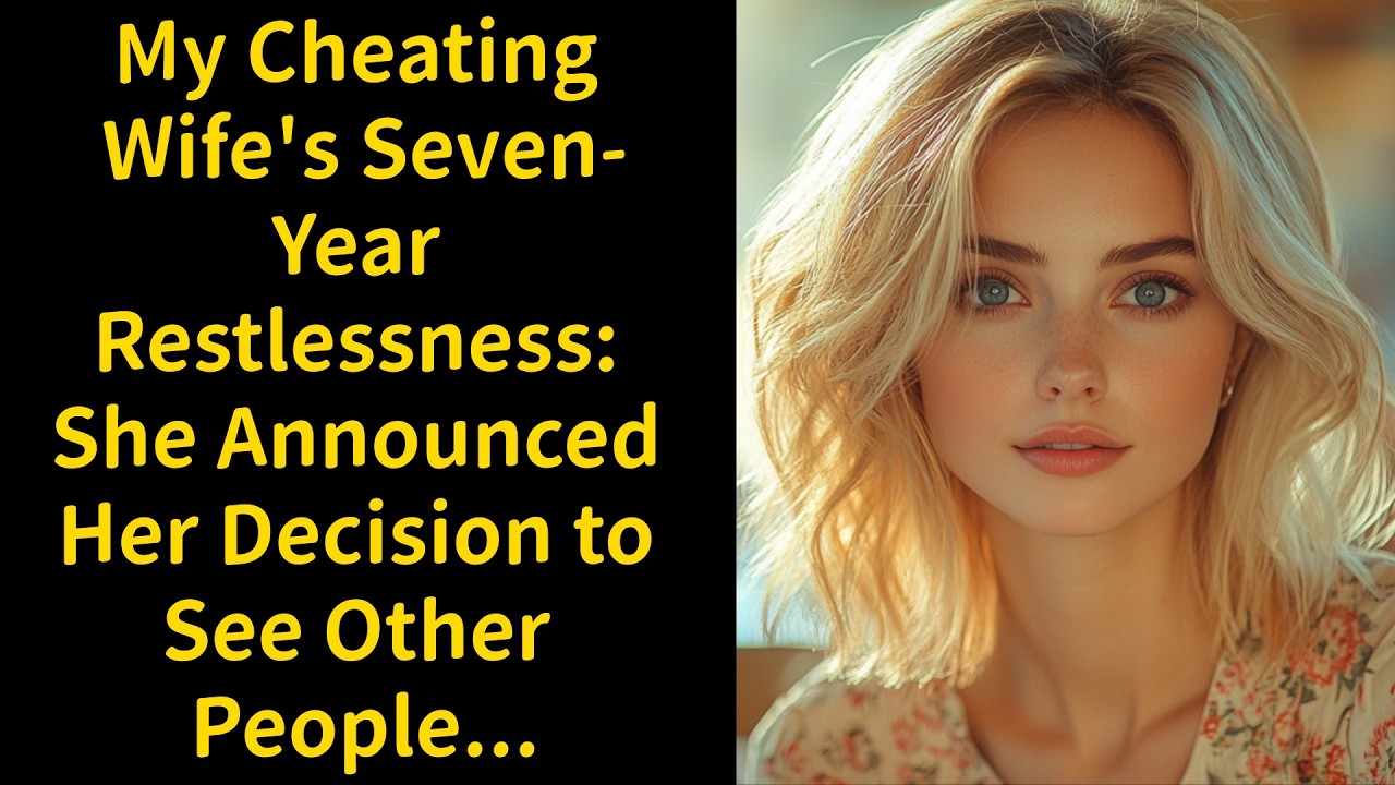 My Cheating Wife's Seven-Year Restlessness: She Announced Her Decision to See Other People...