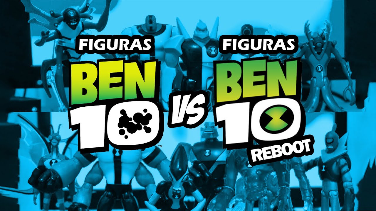 COMPARANDO LAS FIGURAS DE LA SERIE ORIGINAL CON LAS DEL REBOOT