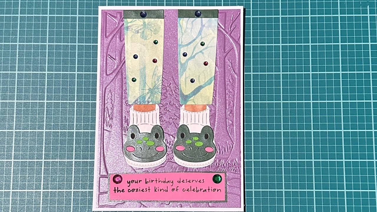Spellbinders Cozy Toes Friends & Crafter’s Companion Fairy Glade