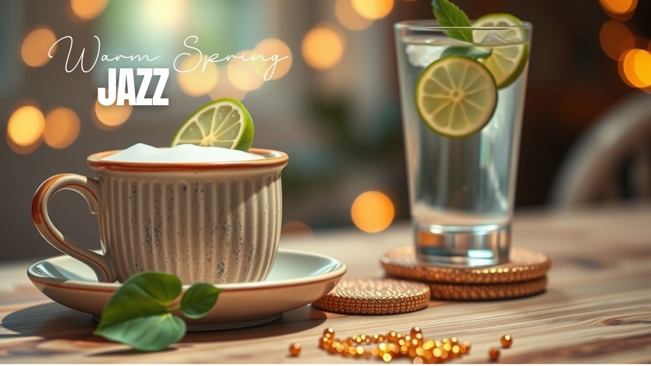 Spring Morning Coffee Piano Jazz ☕ Positive Bossa Nova for Uplifting and Relaxing