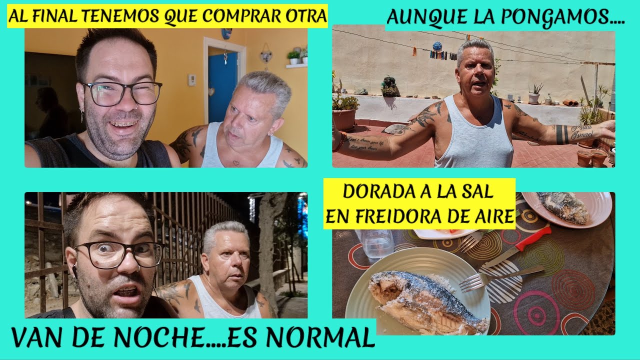 Al final tenemos que COMPRAR OTRA....😓 // VAN DE NOCHE 🌛....ES NORMAL 🥵 // DORADA A LA SAL 🐟