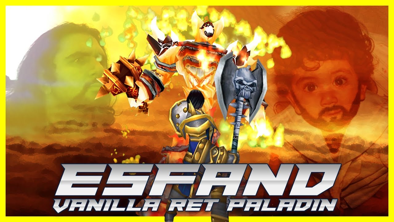 Full BIS Ret Paladin Molten Core! [Elysium Naxx PTR] | Esfand Ret Paladin Raid Stream