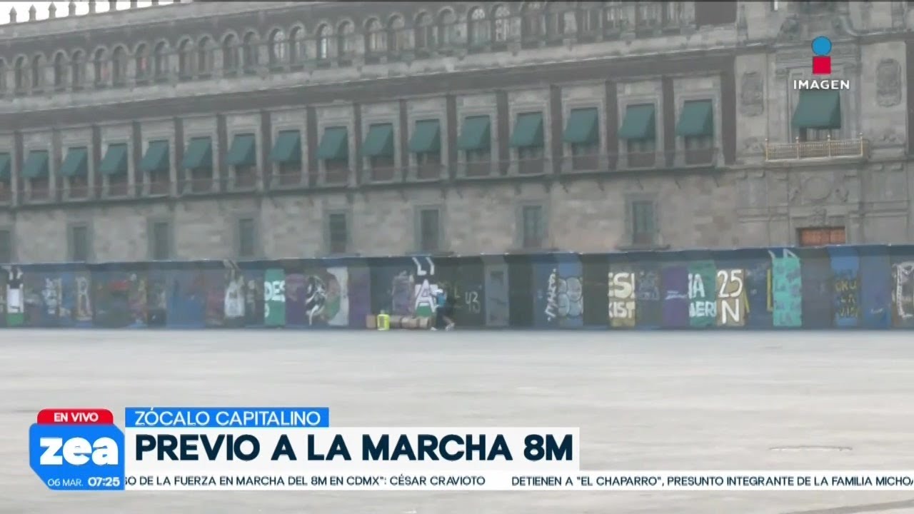 Blindan el Zócalo de la CDMX ante marchas por el caso Ayotzinapa
