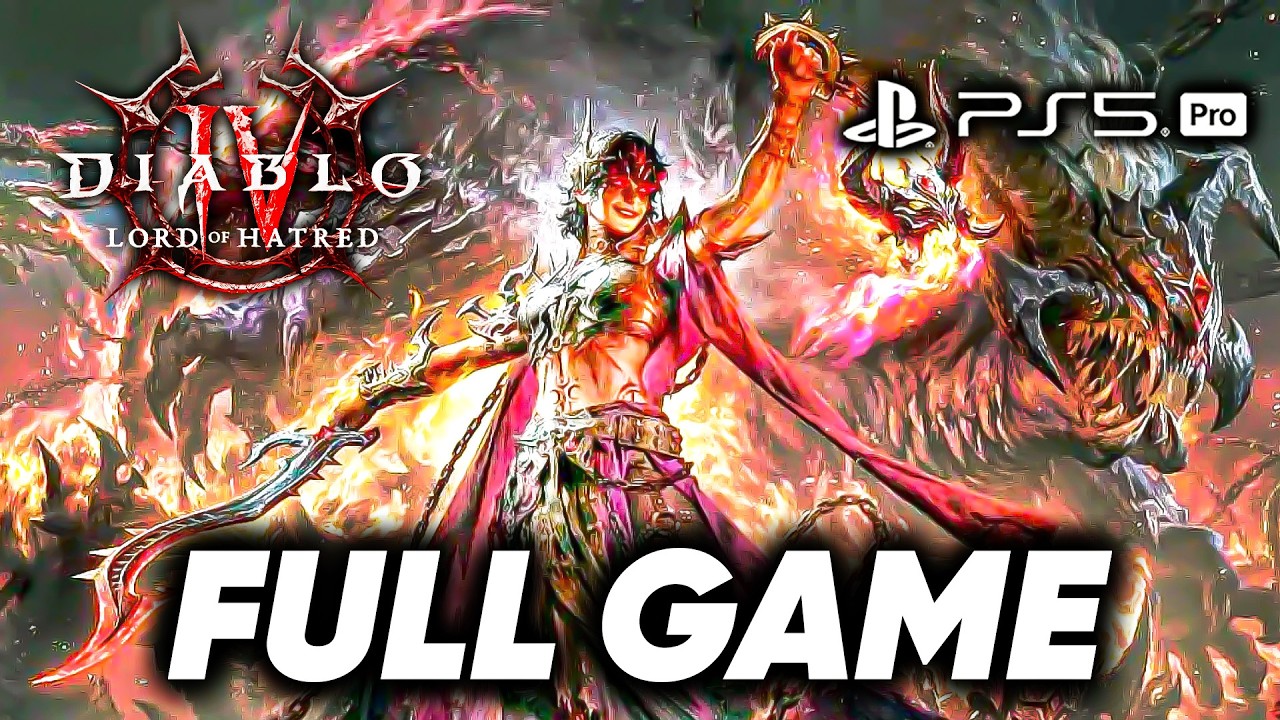 Diablo 4 Lord of Hatred - Full Game Gameplay Walkthrough (Warlock) PS5 Pro