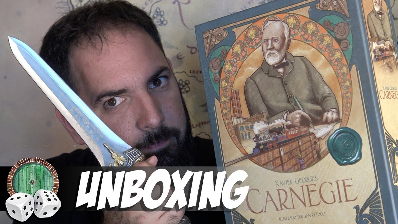 UNBOXING del CARNEGIE, el nuevo JUEGO DE MESA de MALDITO GAMES