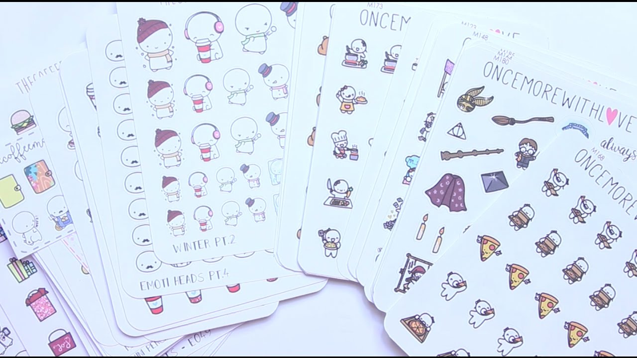 Planner Sticker Haul | Ft. Oncemorewithlove & TheCoffeeMonsterzCo