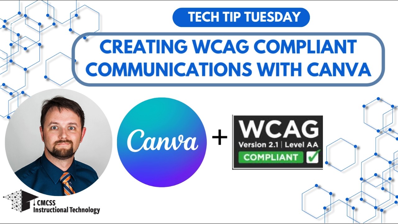 Canva: Создание коммуникаций, соответствующих стандартам WCAG и CMCSS.