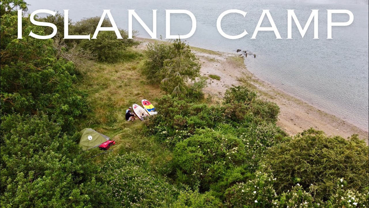Paddle Boarding to an ISLAND for a Wild Camping Adventure!