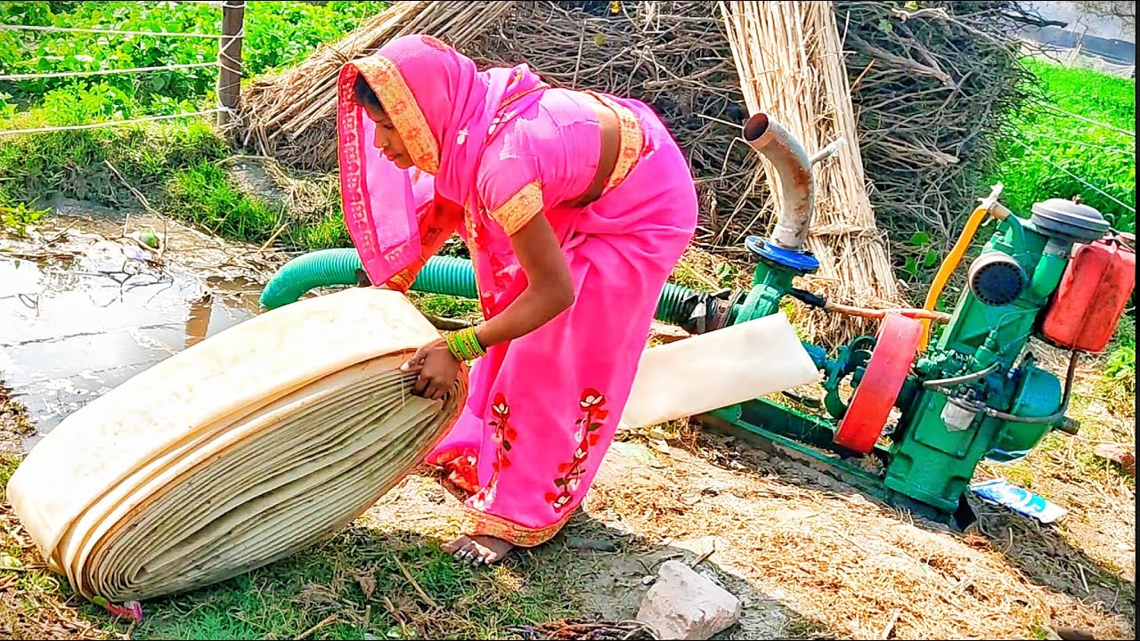 Female Farming Sinchai Pump Machine | 8hp Diesel Engine WaterPump Machine Bast Pump Machine