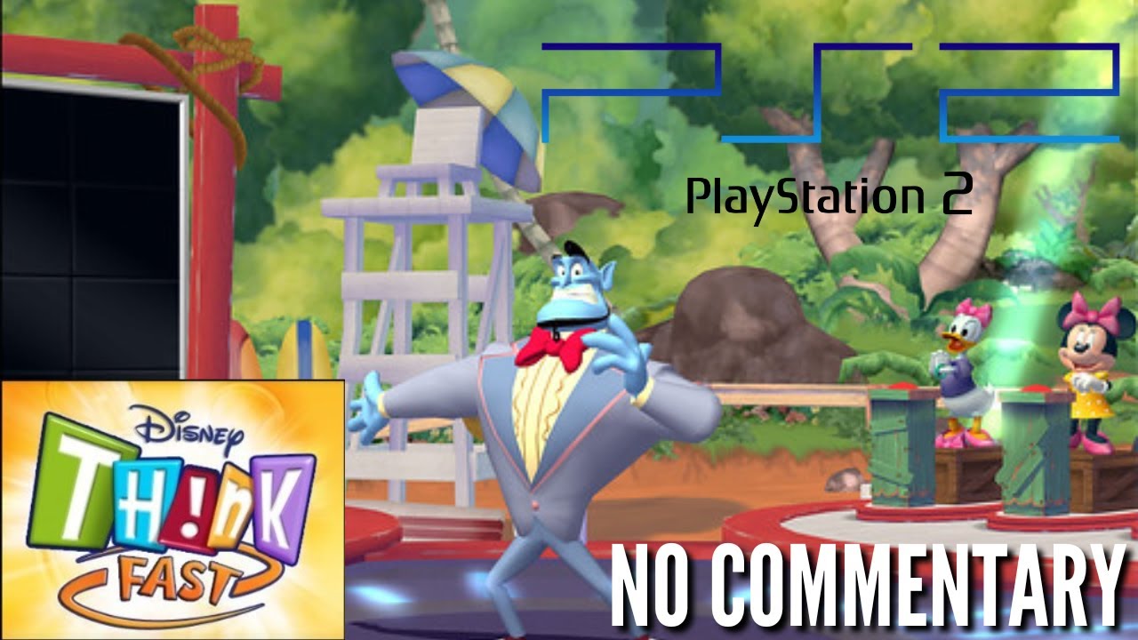 Disney Think Fast - PS2 - Hawaiian Beach  (No Commentary) 1080P