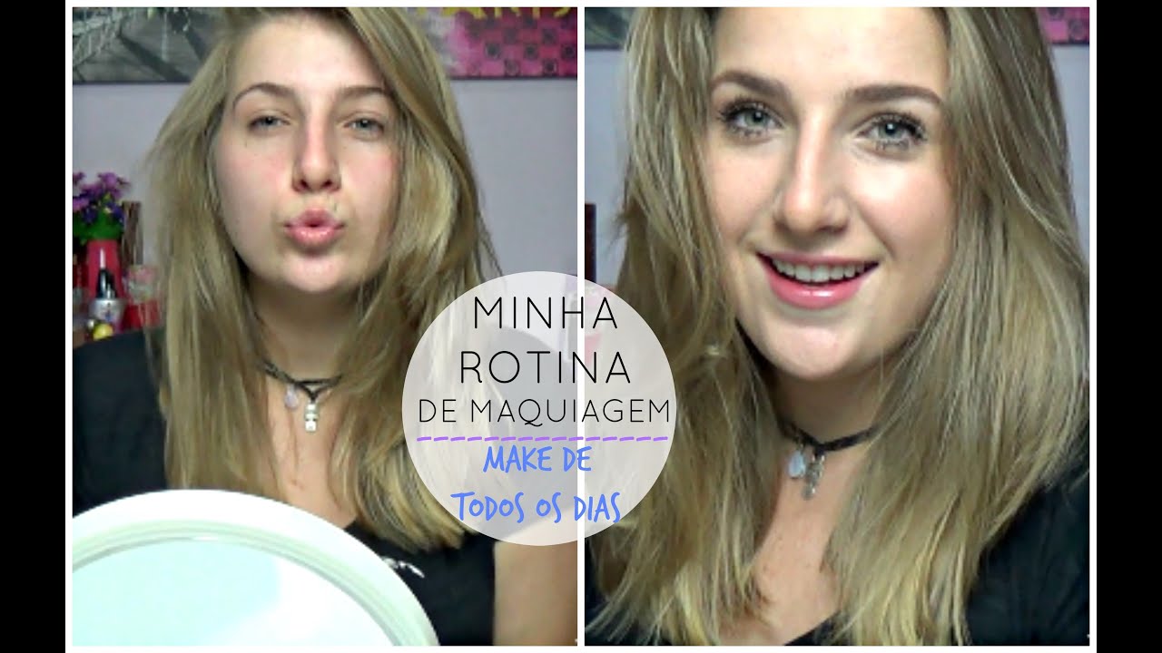 Minha Rotina de Maquiagem Diária! | Make Rápida de todos os dias ♡