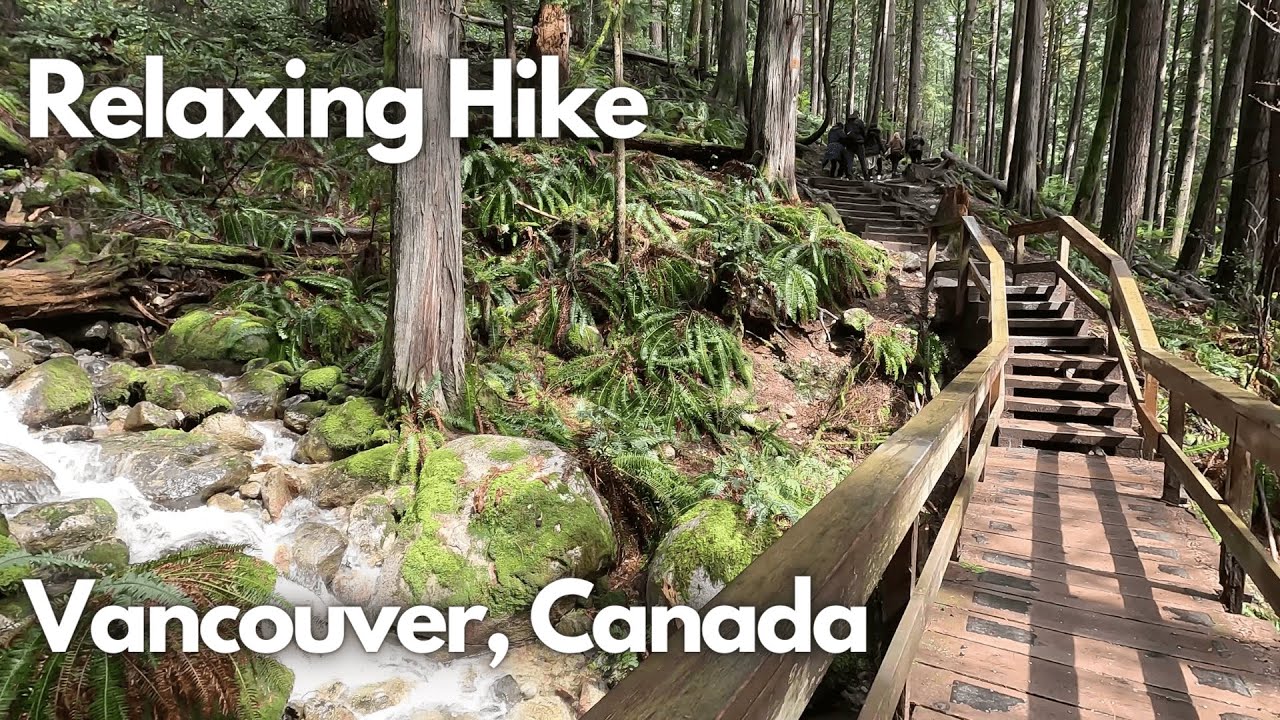 4🅺 Virtual Hike through Deep Cove Trails - Incredible Nature of British Colombia, Canada【4K 60fps】