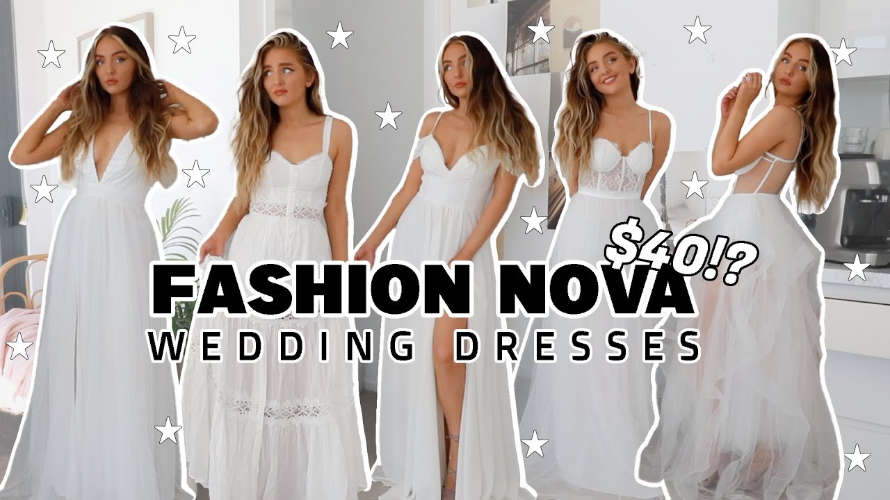 Хотите купить ДЕШЁВЫЕ свадебные платья от Fashion Nova? Примерьте!