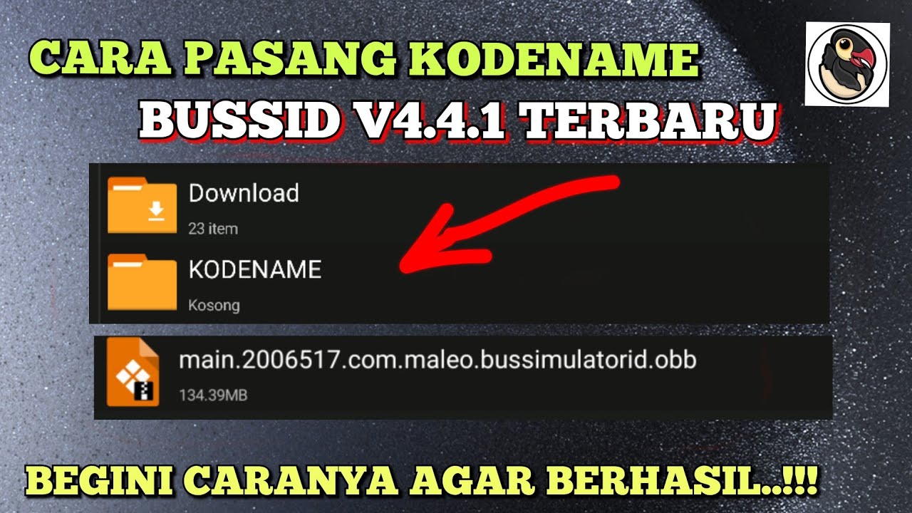 CARA PASANG KODENAME BUSSID V4.4.1 - BEGINI CARANYA AGAR BERHASIL..!!!