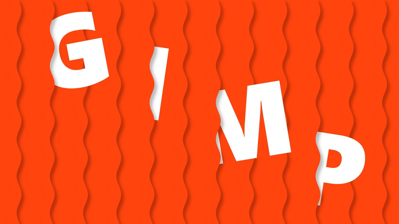 Surprisingly Easy Layered Text Effect in GIMP