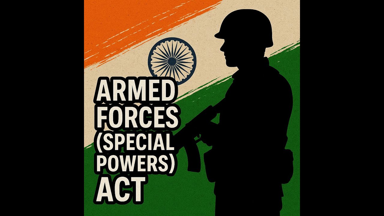 AFSPA Explained in Hindi,Armed Forces Special Powers Act,Powers, Criticism & States Under AFSPA 2025