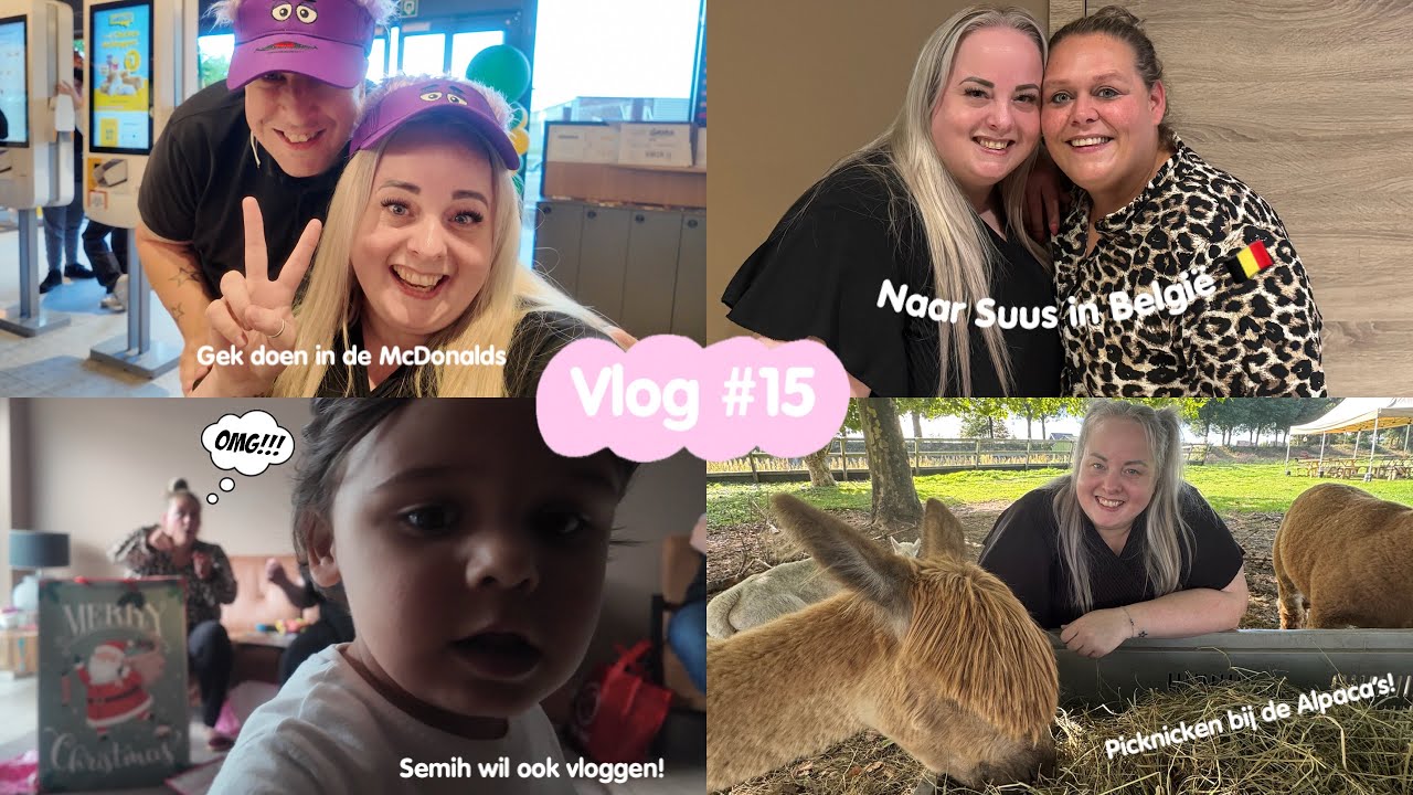VAKANTIE VLOG DEEL 2 🎥 Bij Suus in België, hotels & alpaca picknick 🦙 I Kristel Maat I beauty & more
