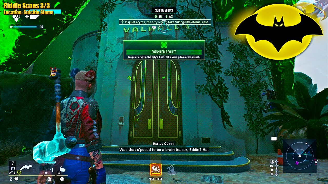 All Scan Riddle in Suicide Slums Location - Suicide Squad Kill the Justice League