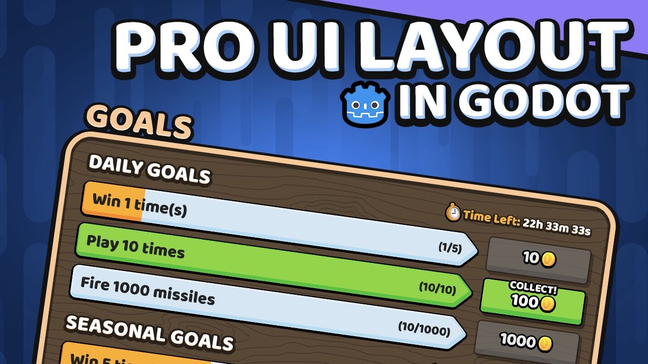 [DEVSTREAM] GODOT UI Layout - Laying out Goals for Tank Kings