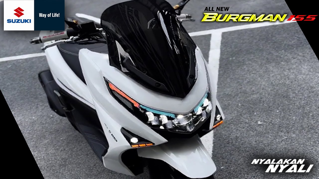 SUZUKI SIAP TENDANG HONDA 🔥 DENGAN MELUNCURKAN NEW SUZUKI BURGMAN 150 | LAWAN BERAT HONDA PCX 160