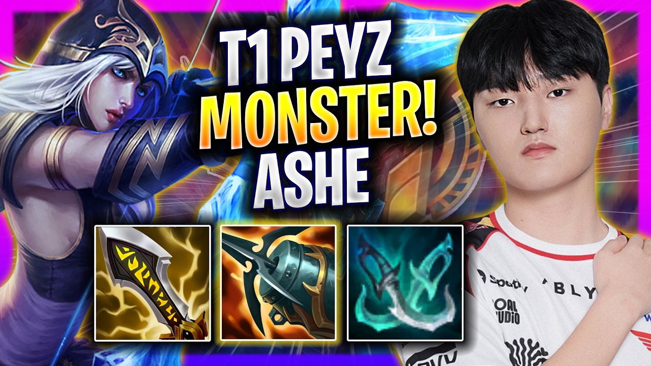 PEYZ IS A MONSTER WITH ASHE! - T1 Peyz Plays Ashe ADC vs Aurelion Sol! | Season 2026