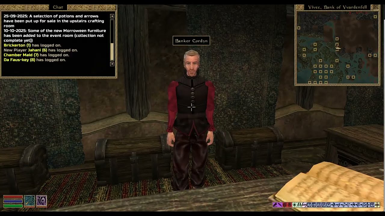Morrowind MMO - Banking & Personal Vault