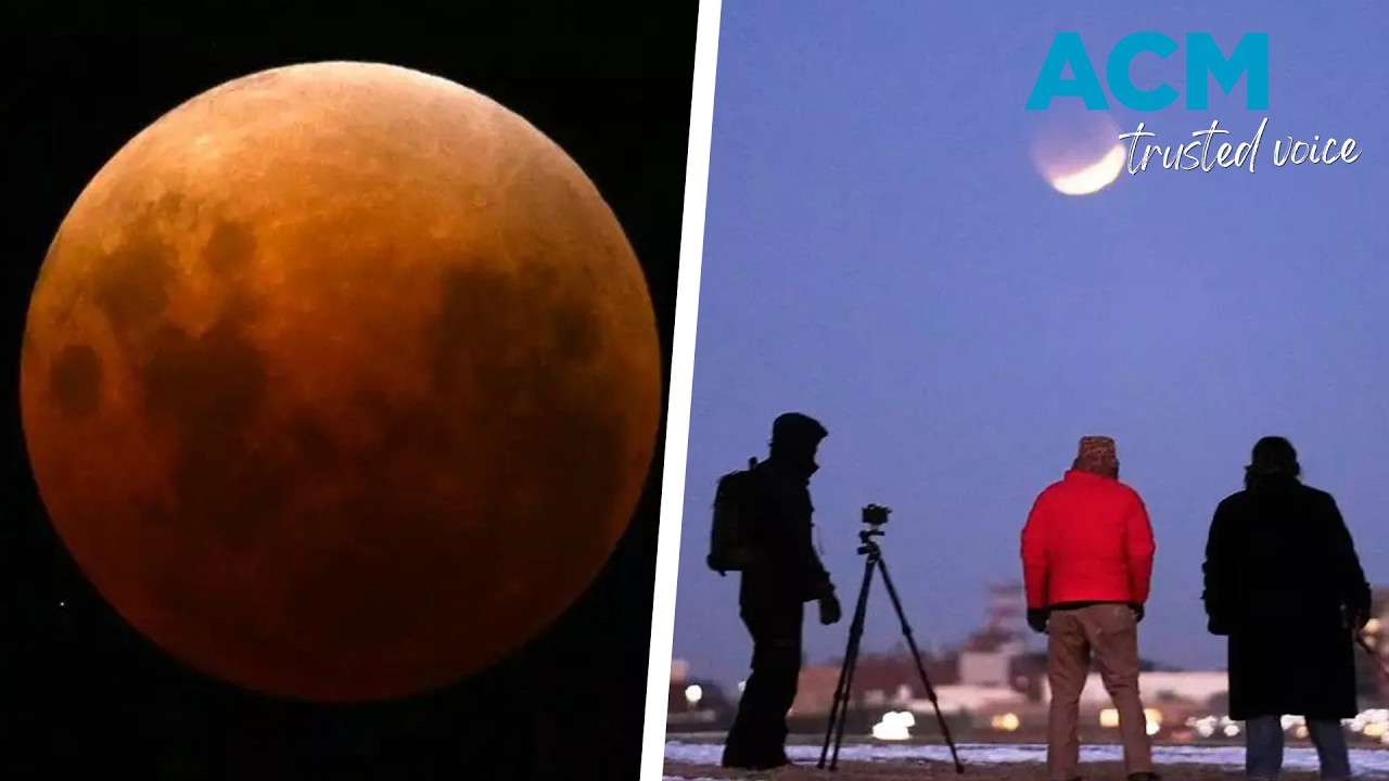 'Blood Moon' lunar eclipse seen over Australia