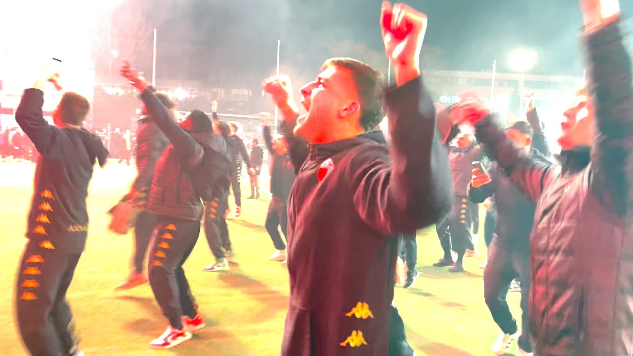 Samb-Ascoli 0-1: festa post derby al Picchio Village