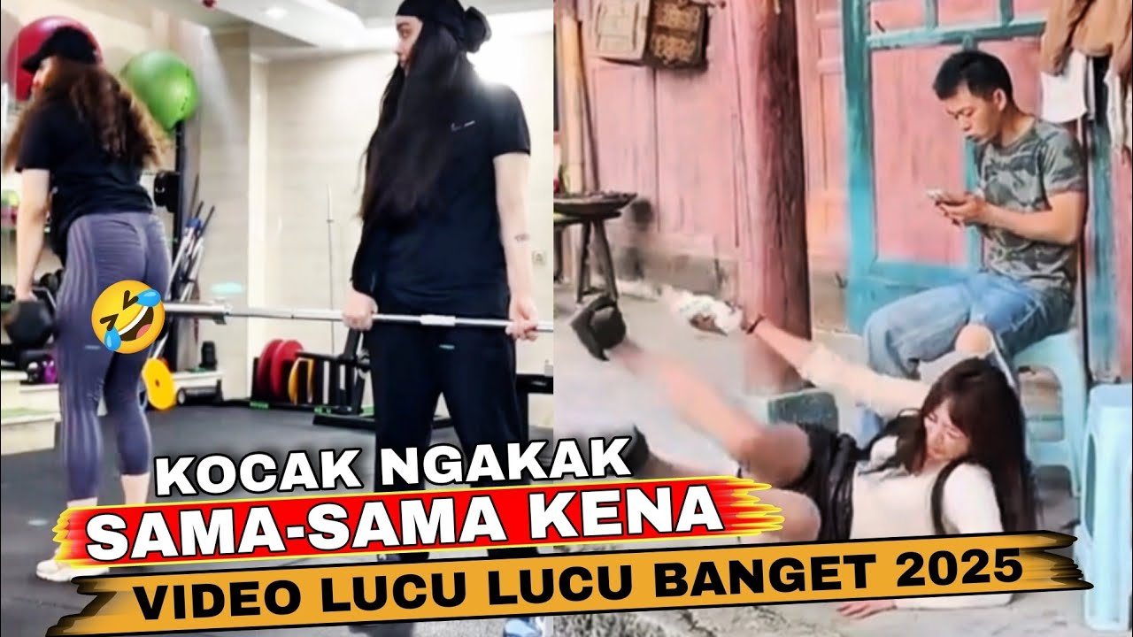 KOCAK‼️ SAMA SAMA KENA‼️LUCU LUCU VIDEO KOCAK BIKIN NGAKAK TERBARU 2025