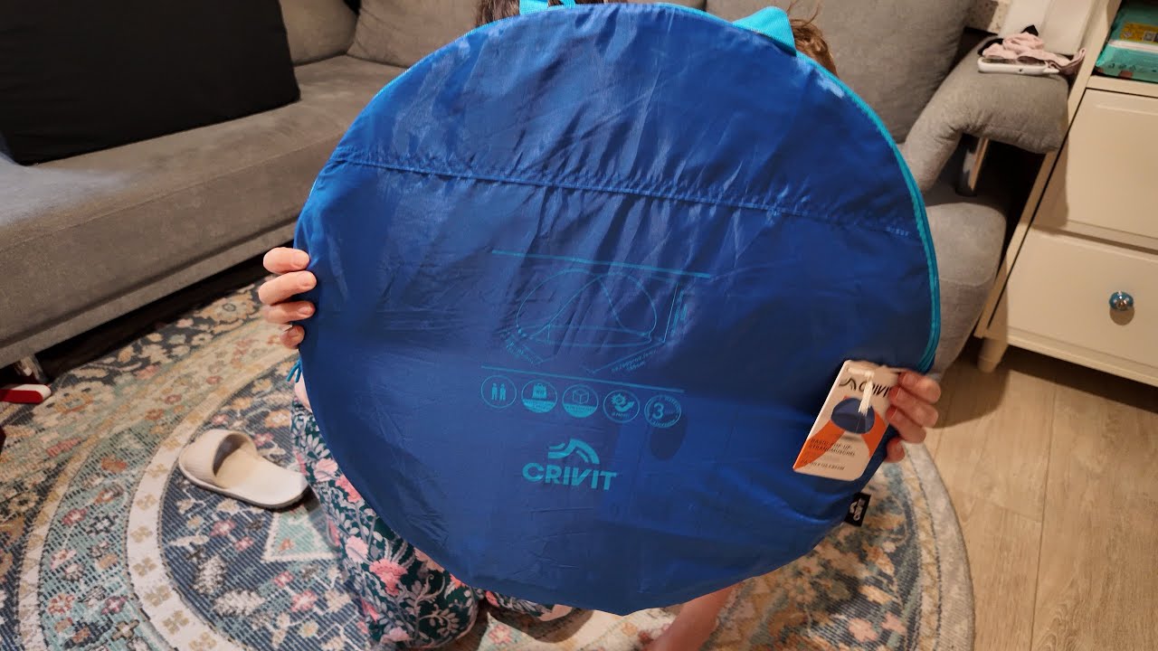Sekundenschnell aufgebaut?! ⛱️ Lidl BASIC Pop-Up Strandmuschel im Aufbau-Check!
