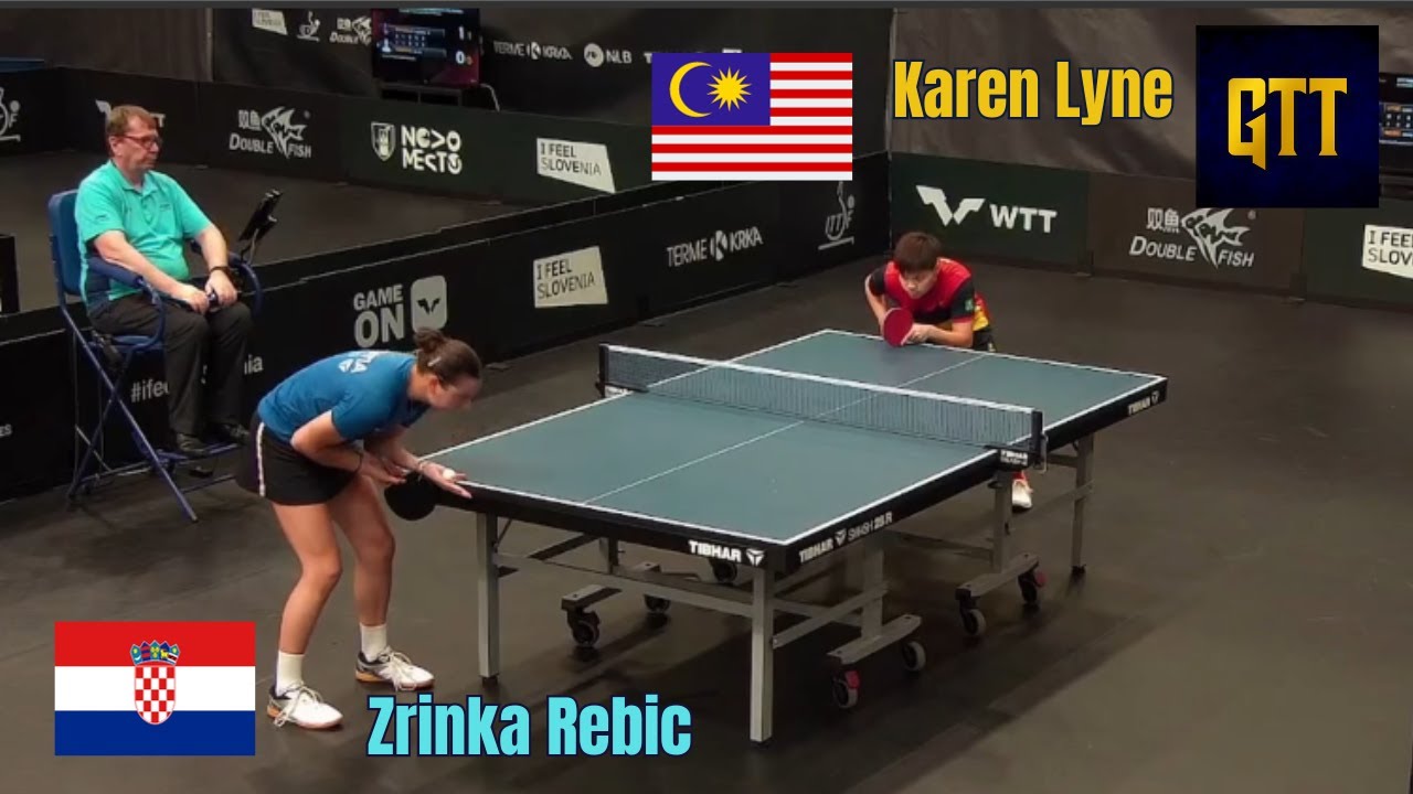Karen Lyne MAS Vs Zrinka Rebic CRO | WTT Feeder Otocec 2023 | WS Qualifying Round 1