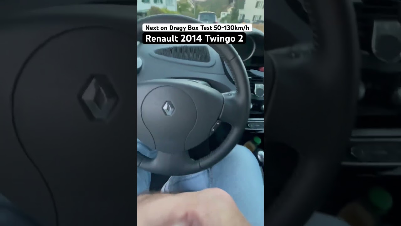 Next on Dragy Box Test 50-130km/h Renault 2014 Twingo 2 1.2i 75Hp-110Nm