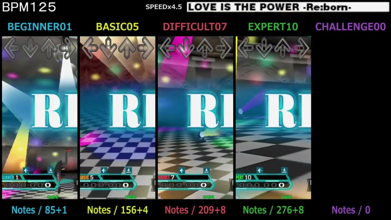 DDR / LOVE IS THE POWER -Reborn- - SINGLE (DanceDanceRevolution X3)