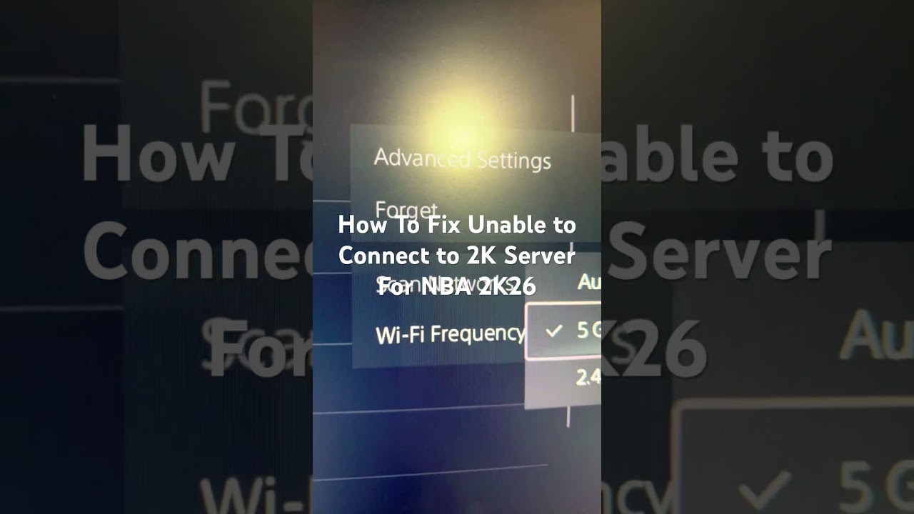 How To Fix Unable to Connect to 2K Server For NBA 2K26