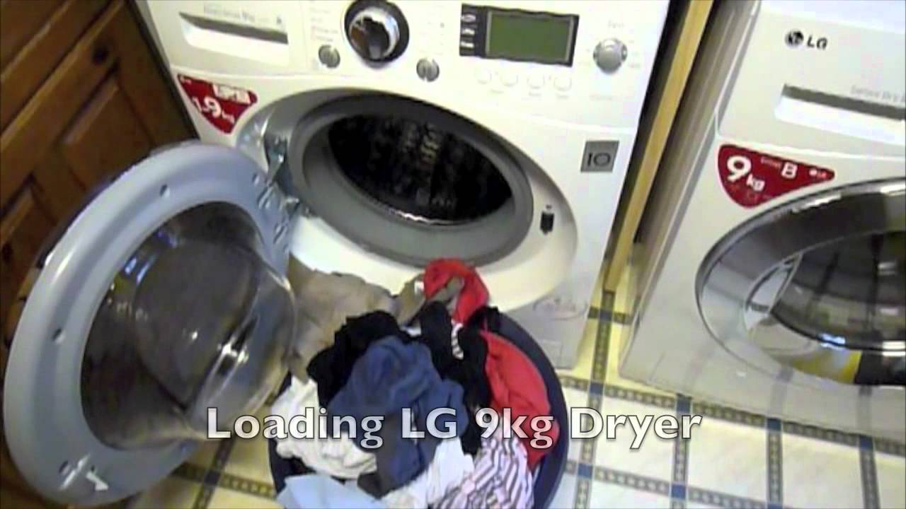 LG Steam Washer & LG Dryer Mixed Load Pt 2