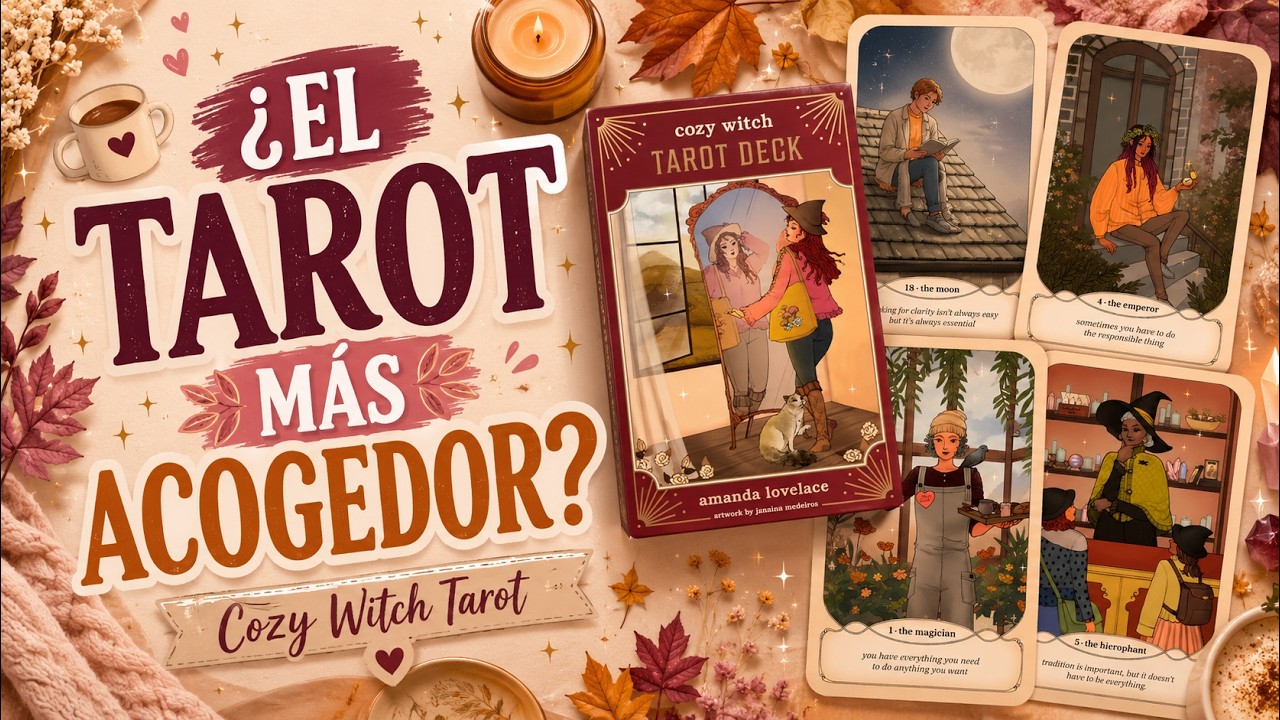 Cozy Witch Tarot Deck. #reseña #tarot #reseñatarot #reviewtarot
