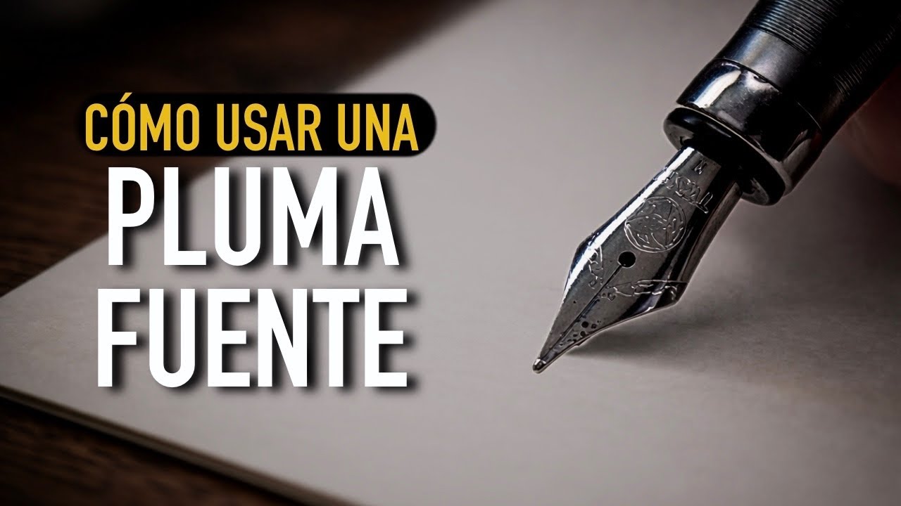 &iquest;C&oacute;mo escribir con PLUMA FUENTE ? [F&Aacute;CIL] y [R&Aacute;PIDO]